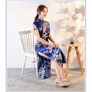 (現貨)性感 古典 旗袍 禮服 婚禮 角色扮演 遊戲服(情趣內衣,誘惑,性感睡衣,夜店,表演服,主持,尾牙表演,高衩)