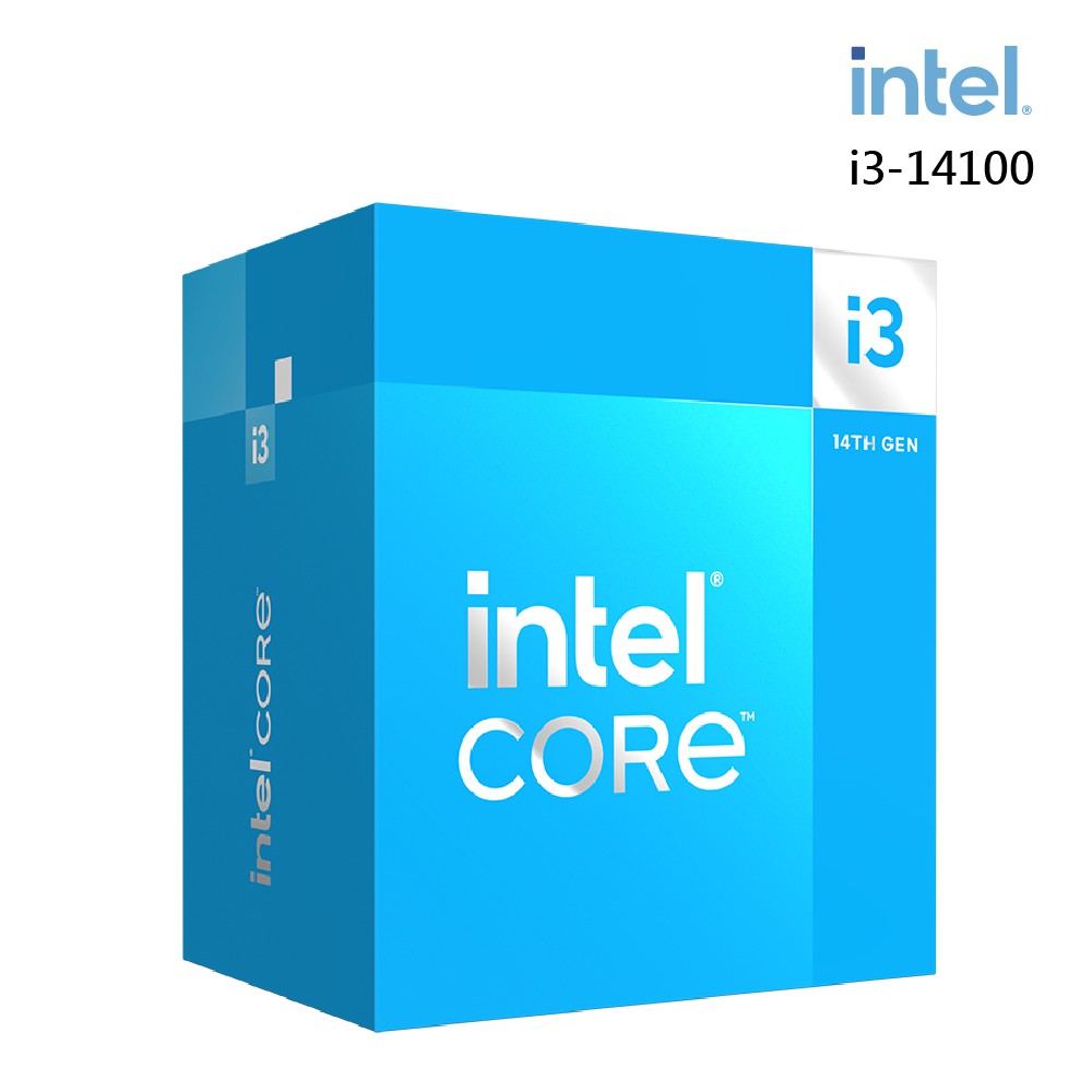 Intel CORE i3-14100 四核心 中央處理器 現貨 廠商直送