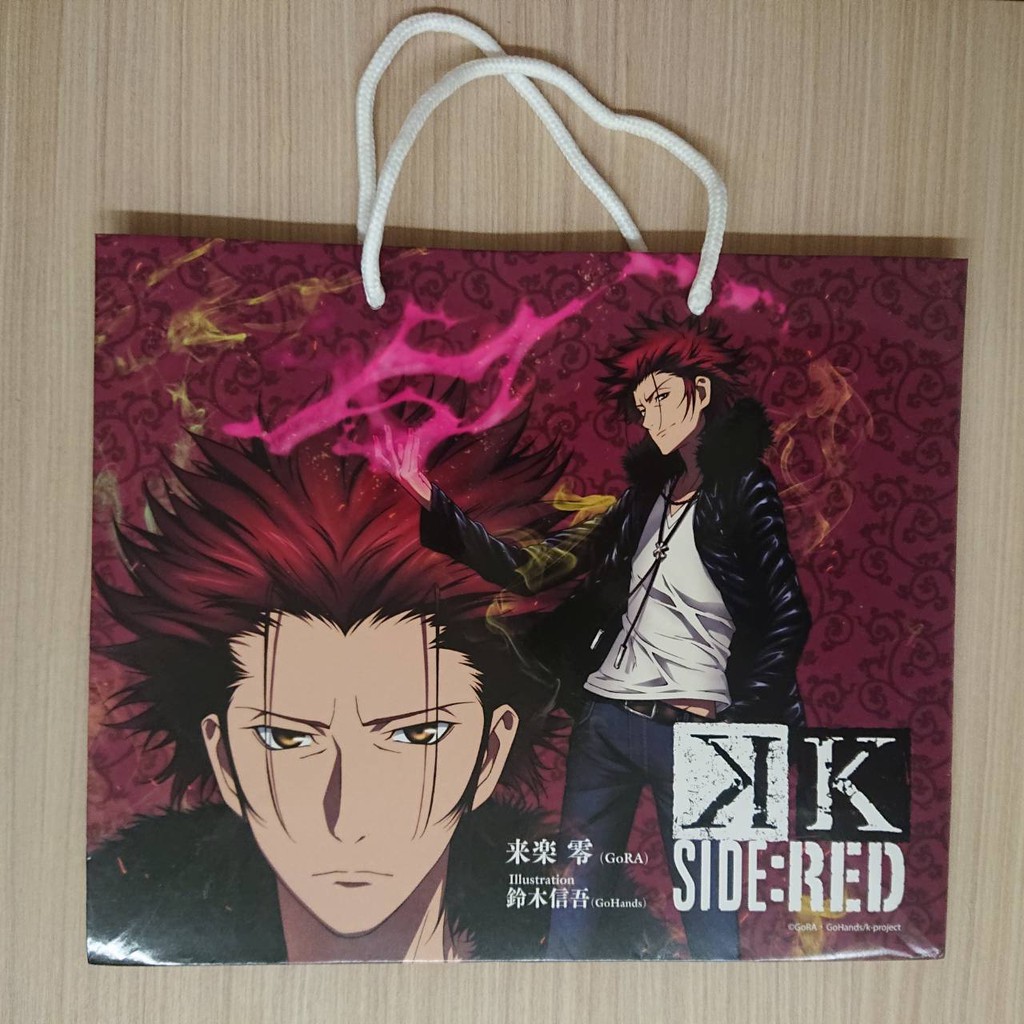K 動畫小說side Red Side Blue 提袋紙袋周防尊宗像禮司四季出版 蝦皮購物