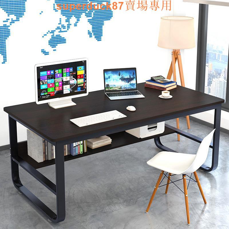 天天特價D1電腦桌鋼木書桌加長加厚80/100/120/140寬50/60/70高75cm