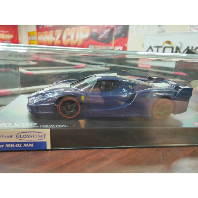 KYOSHO 法拉利Ferrari FXX 藍色 絕版MINI-Z車殼 MZX211MB 98/MM/MR02/MR03