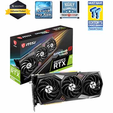 (全新含稅公司貨) MSI RTX 3090 GAMING X TRIO 24G 顯示卡