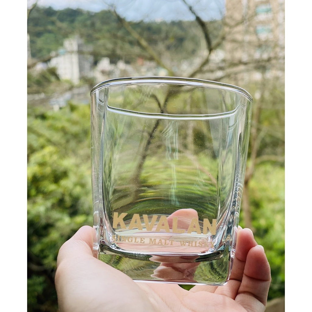 [韓國肯妮] KAVALAN 噶瑪蘭 方形酒杯/威士忌酒杯 (容量200cc) 兩入組
