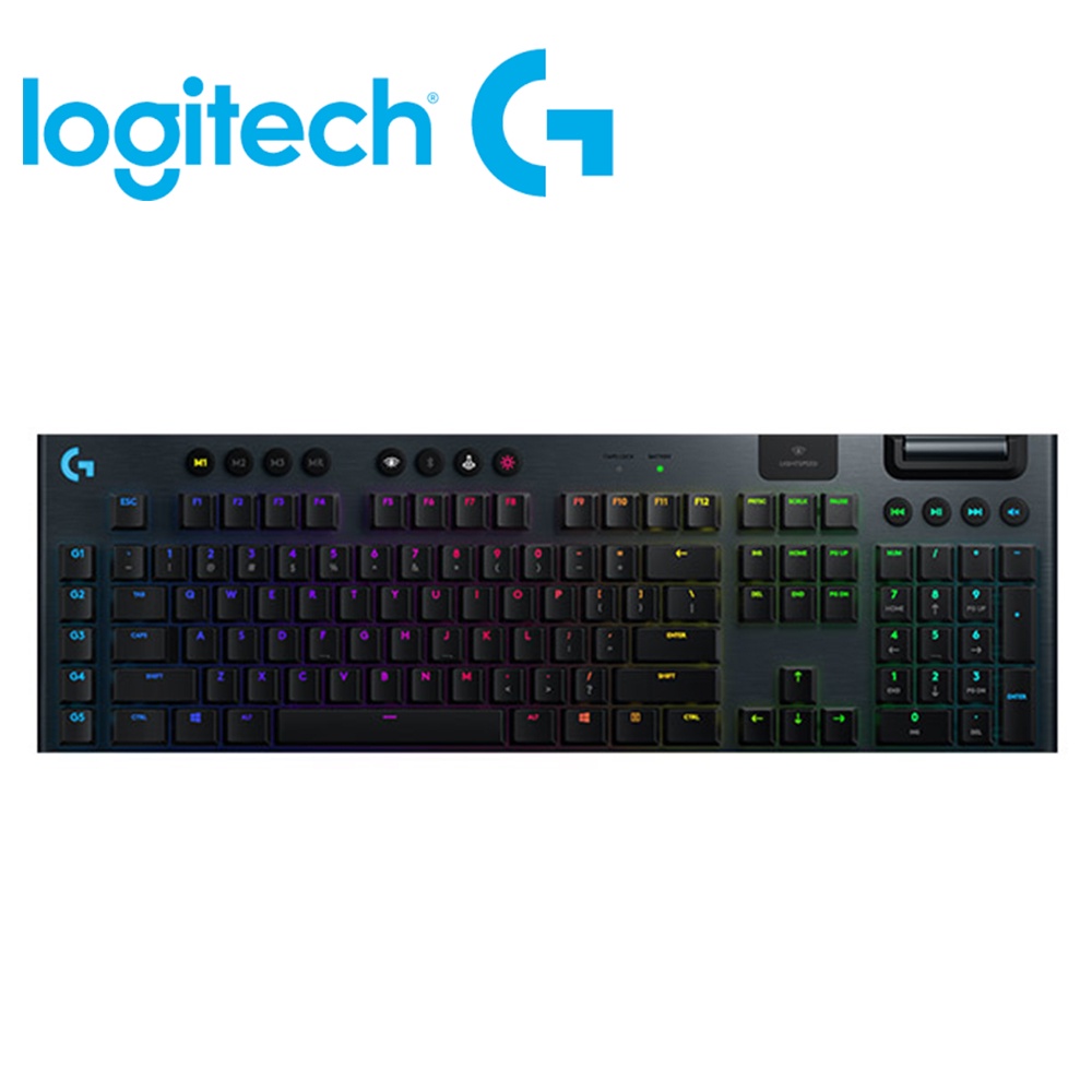 Logitech 羅技 G913 Tactile 觸感軸電競鍵盤 茶軸