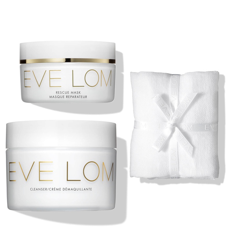 Eve Lom 2020聖誕節禮盒組,含大罐全能深層潔淨霜 200ml, 深層潔淨修護面膜100ml.大瑪姿林卸妝綿布
