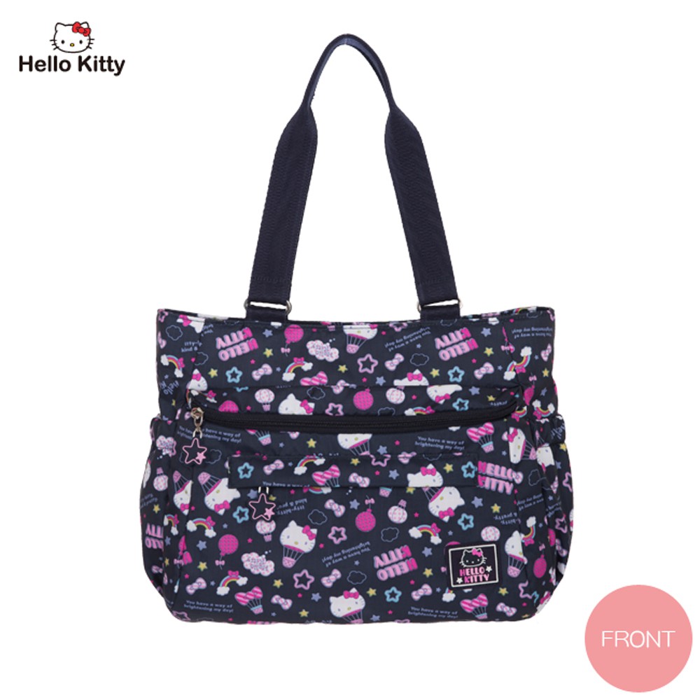 Hello Kitty-悠遊星空系列-兩用手提包-深藍色 KT01Q03NY