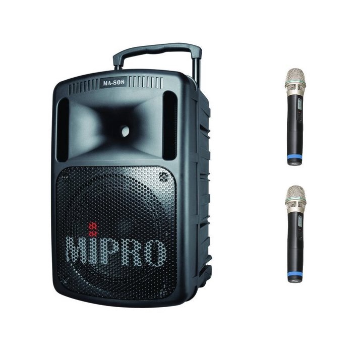 【六絃樂器】全新 Mipro MA-808 旗艦型 手提式無線擴音機 / 藍芽傳輸