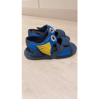 adidas 愛迪達 藍色 男童 涼鞋 多莉 海底總動員 15cm