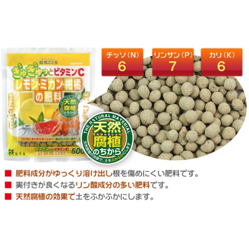 🧪分裝版/肥料/有機/🍊🍋柑橘專用/長效🔋/🇯🇵日本製/花ごころ針對柑橘系果樹特別推出的✨緩效性肥料丸✨