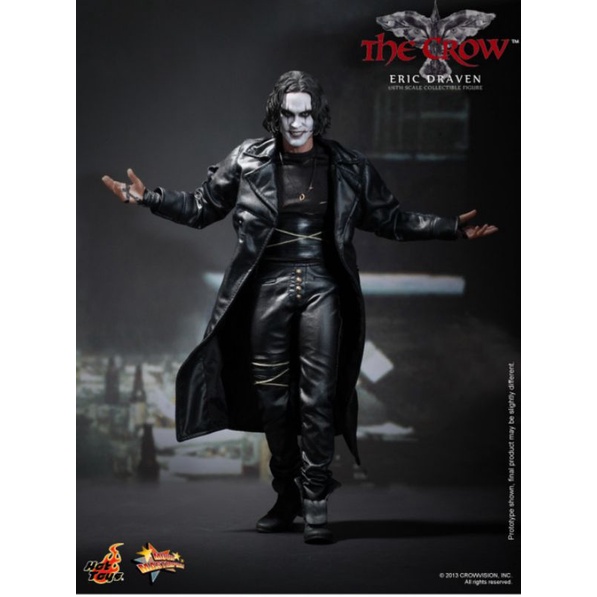 二手有缺Hot toys MMS210 TheCrow 龍族戰神 艾瑞克 戴文 李小龍兒子 李國豪