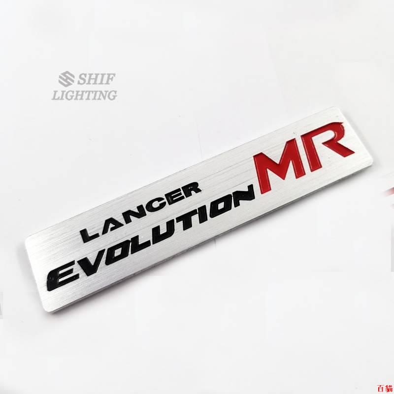 精品嚴選🏉Metal Lancer Evolution Mr Logo 汽車裝飾標誌徽章貼紙貼花替換三菱