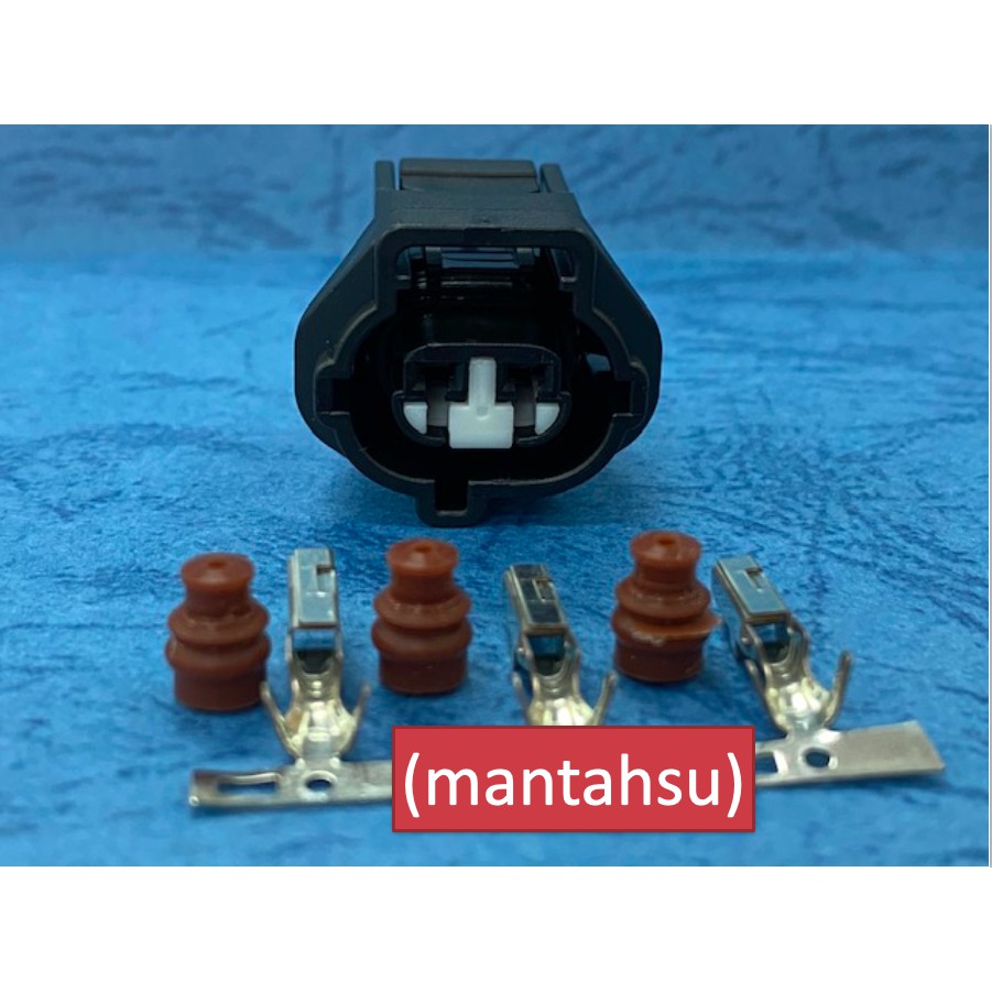 (mantahsu)2P 豐田 Toyota/Subaru電磁閥Horn或是風扇 應用防水母頭＋母端子＋防水栓