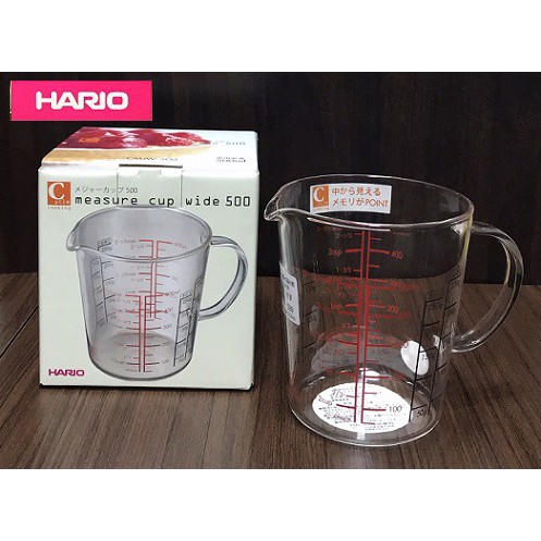 ~All-in-one~【附發票】日本製 HARIO玻璃手把量杯(500ml)/個 玻璃刻度量杯料理杯 強化耐熱玻璃