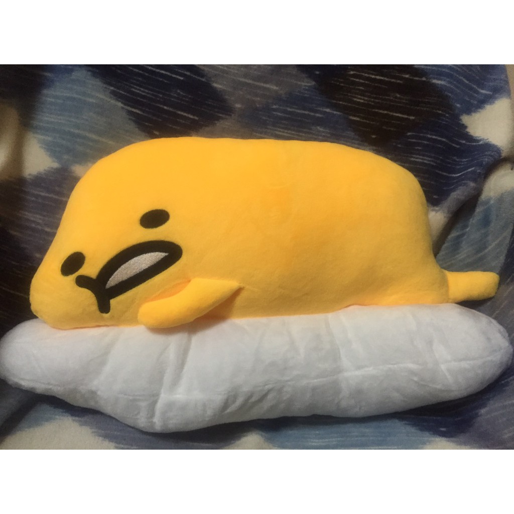 三麗鷗 正版授權Gudetama 蛋黃哥靠墊抱枕 靠枕 枕頭