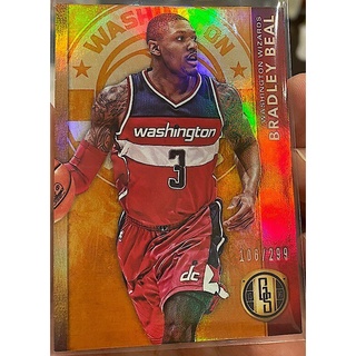 NBA 球員卡 Bradley Beal 2015-16 Panini Gold Standard 限量299