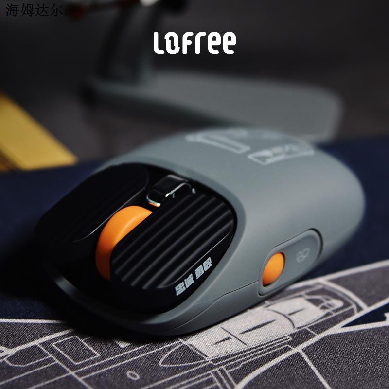 無線滑鼠~lofree洛斐無線藍牙滑鼠可充電卡通電競遊戲筆記型電腦山東艦文創