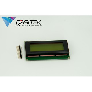 【戴思科技】現貨 Arduino擴充/顯示模組-LCD 2004A，20x4黃屏黑字(送排針)