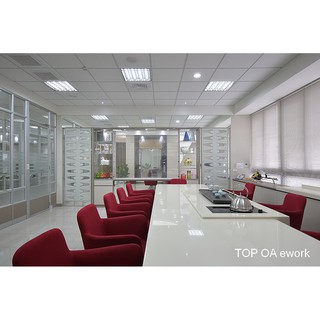 TOP OA ework智慧傢俱/【陽極門框+陽極鋁框強化清玻璃門】工業風OA高隔間/玻璃隔間/辦公室空間規劃設計/