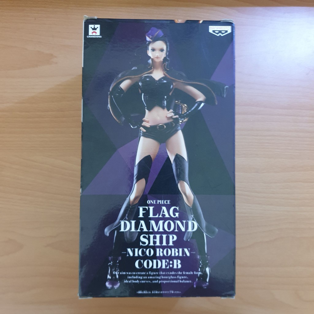 正版 白證 代理版 公仔 海賊王 航海王 FLAG DIAMOND SHIP 妮可 羅賓