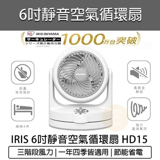 【快速出貨】IRIS OHYAMA 空氣 循環扇 HD15 電風扇 桌扇 低噪音 對流扇 電扇 PCF-MKM15