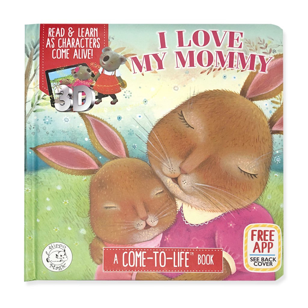 奇幻投影AR立體書/ 外文童書- 我愛我的媽咪 I Love My Mommy  英文童書 英文故事書 3D投影書