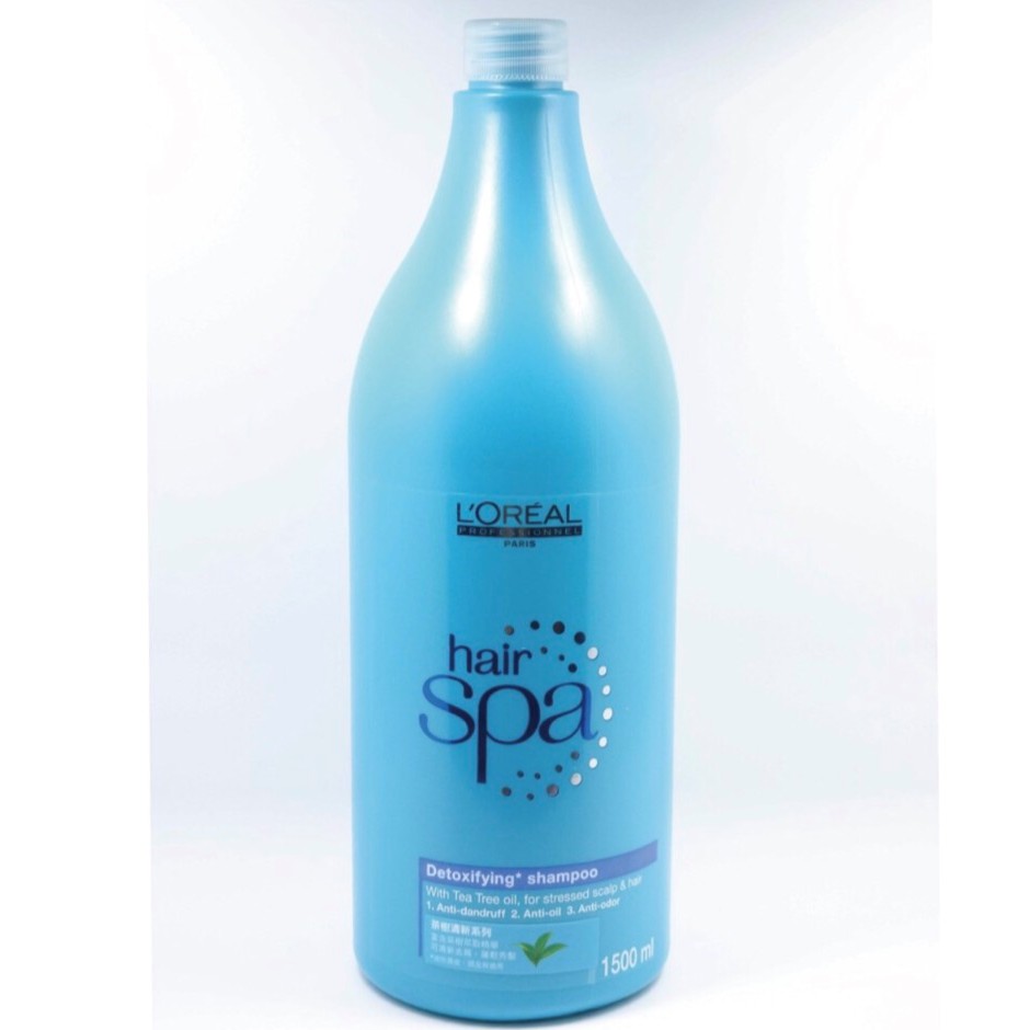 💥台灣萊雅公司貨💥【L'OREAL 萊雅】 Hair SPA 茶樹清新洗髮精 1500ml ♛KIM