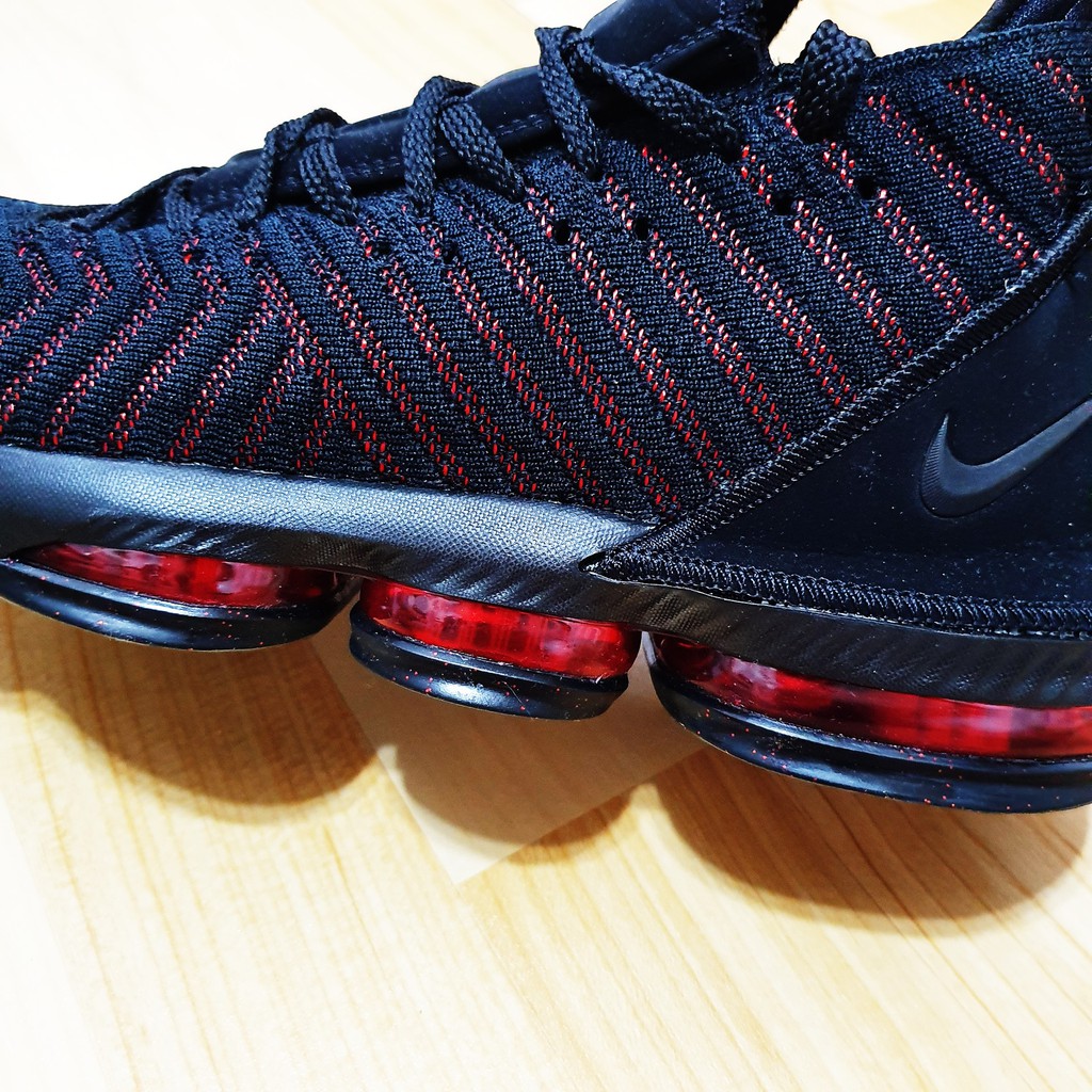 【正品保證】Nike 籃球鞋 Lebron XVI EP 16代 男鞋 【黑紅色】【超霸氣】