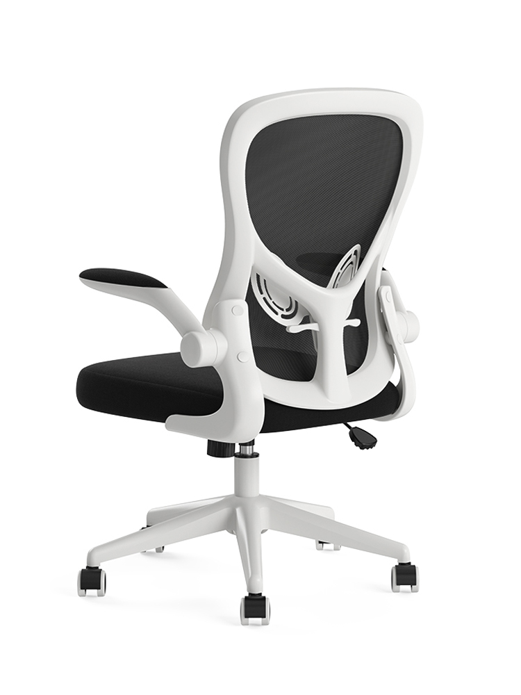 黑白調電腦椅家用臥室辦公椅靠背舒適座椅書桌椅學生學習久坐椅子