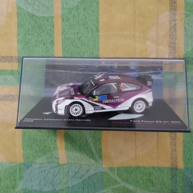 (現貨)“購買送耳機”  Ford Focus RS 07 WRC 1：43 模型車