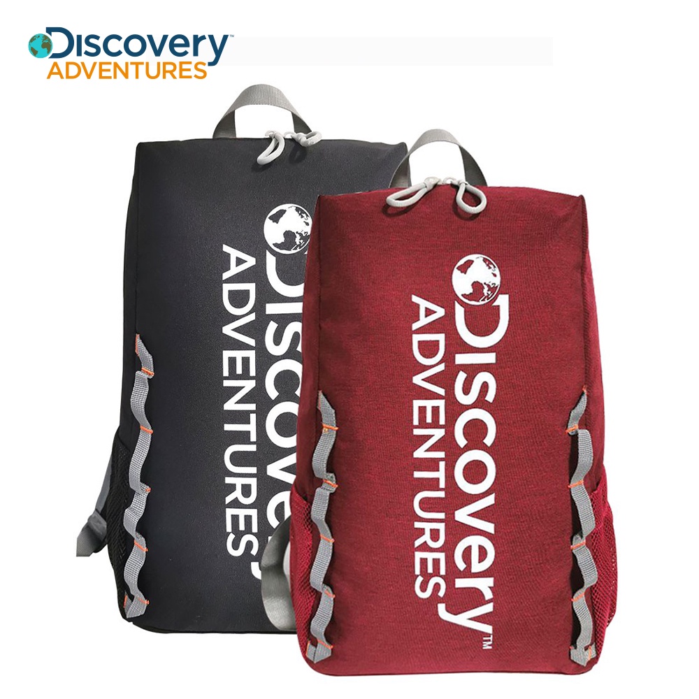 【Discovery Adventures】輕便旅行休閒後背包-黑/紅 後背包 休閒後背包 背包 休閒系列