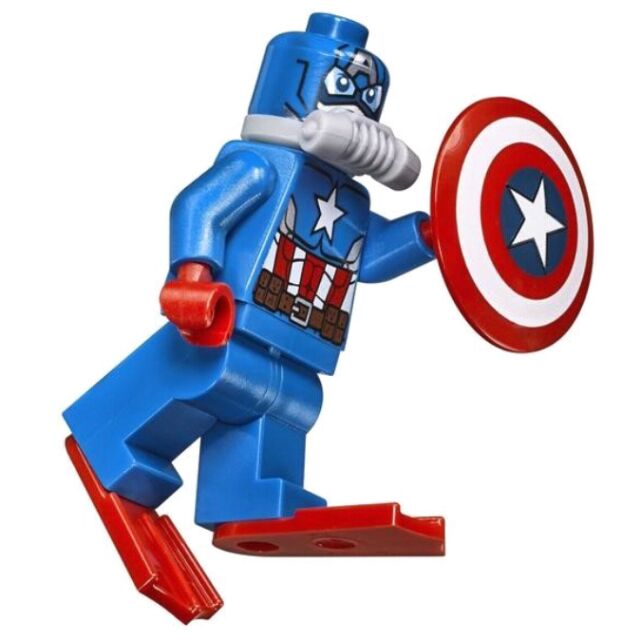樂高 LEGO 76048 潛水美國隊長 人偶 有盾牌 配件 全新未組 復仇者聯盟 超級英雄系列