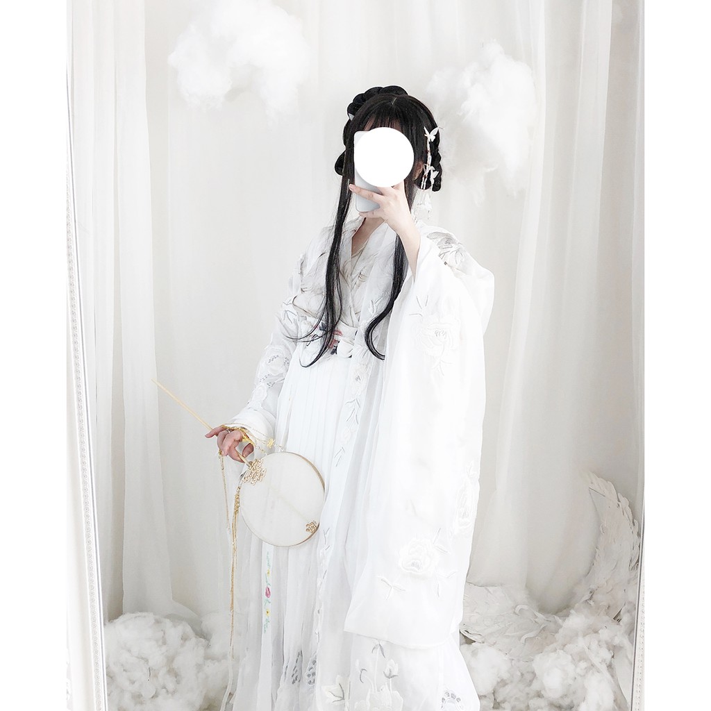 現貨 梦梦工作室 漢服日常華麗刺繡重工1 1 復刻游園驚夢漢服凝瓊貌齊腰襦裙套裝 蝦皮購物