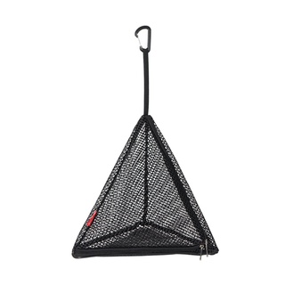 戶外三角形曬網可折疊儲物收納網野營懸掛網置物籃PVC掛網袋