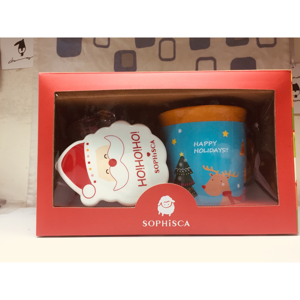 菓風小舖Sophisca糖果組 聖誕老公公 糖果巧克力盒 馬克杯冷熱水可裝