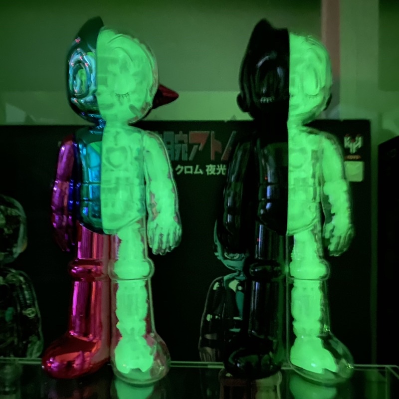 AUXTOY 合金 解剖半身 機械 原子小金剛 展示 Tokyo toy 透明 半身 限量 合金 astroboy 夜光