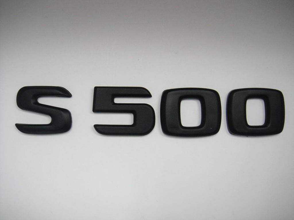 《※金螃蟹※》賓士BENZ S class S 500 S500後箱蓋 字標 字體 烤漆黑 燻黑 噴黑 消光黑 w220