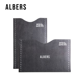 【ALBERS】PT-05 RFID SAFE 防盜保護卡套 (三件組) 皮革紋