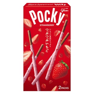 glico格力高 pocky 草莓粒粒巧克力棒 51g【donki日本唐吉訶德】草莓果肉棒新包裝