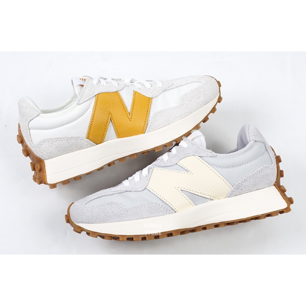 胖達）NEW BALANCE 327 復古 運動鞋 WS327BY 白芥黃 WS327BG 灰奶油 女鞋