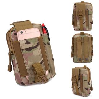 戰術手機皮套袋軍事 EDC Molle 包腰包小工具錢包拉鍊隔層口袋智慧手機