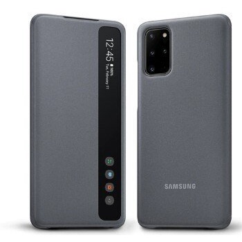 「原廠公司貨」Samsung 三星 Galaxy S20+ 5G 全透視感應皮套(剩灰色現貨全新未拆封)