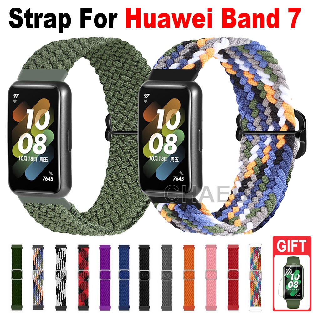 華為手環9 錶帶 華為手環8 尼龍錶帶 華為手環7 編織錶帶 Huawei Band 8 替換腕帶 運動錶帶