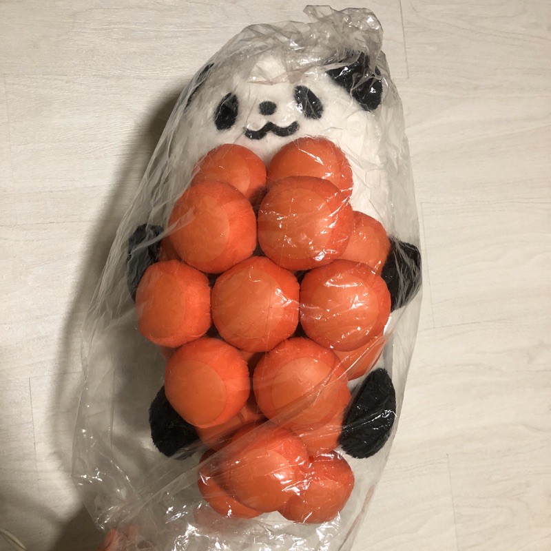 壽司郎 鮭魚卵熊貓 大抱枕