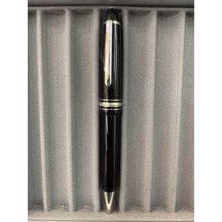店面出清 德國製 Montblanc P161黑銀配色 經典白金原子筆