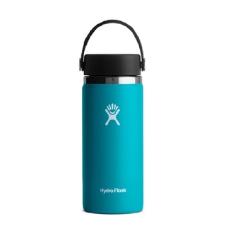 【Hydro Flask】湖水藍 寬口真空保溫鋼瓶-提環蓋 16oz 473ml 不鏽鋼保溫保冰瓶保冷保溫瓶 不含雙酚A