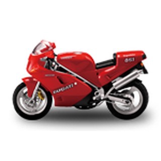 杜卡迪 模型車 紅色 重型機車 模型