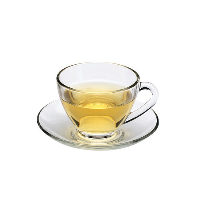 【Ocean】Cosmo花茶杯盤組230ml《泡泡生活》玻璃杯盤組 下午茶杯 咖啡杯