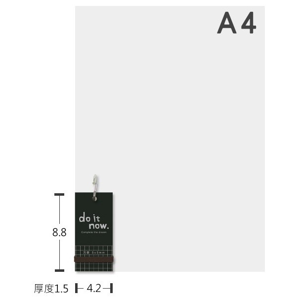 方眼單字卡(方格5*5).單詞卡.便條本.學習卡(100張入) DO-22107