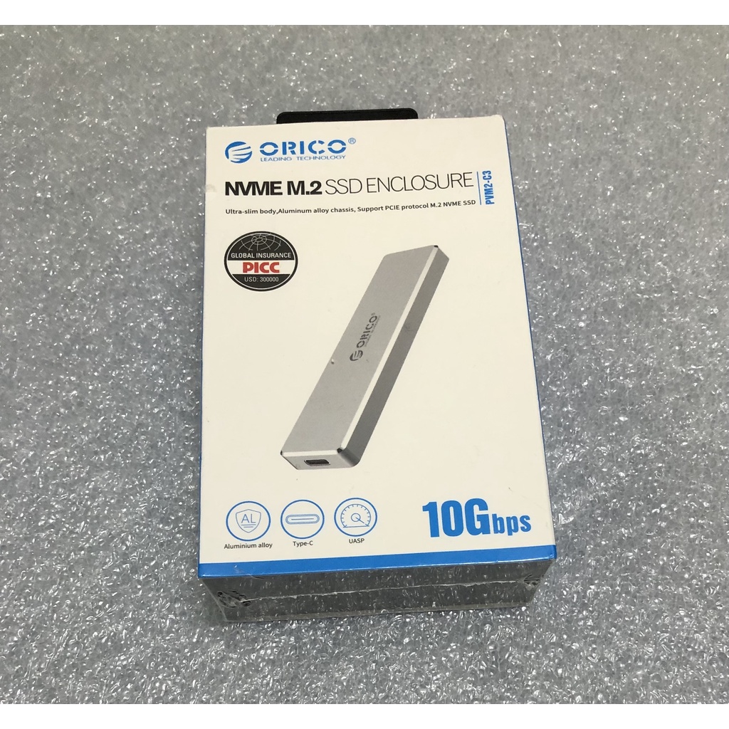 全新現貨 ORICO M.2 PCIE 轉 USB3 TYPE C NVMe 10G SSD PVM2-C3硬碟外接盒