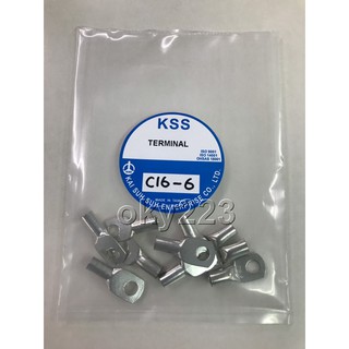 C16-6 銅管端子 壓著端子 KSS 凱士士 壓接端子.高壓端子 R型端子.圓孔端子 14平方 接線端子 8 1505